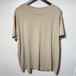 Lululemon All Yours Cotton T-Shirt Brown Women Size 12?
